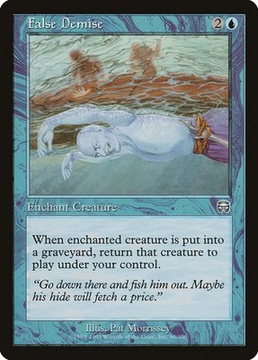 4x False Demise - LP - Masques Block - SPARROW MAGIC mtg