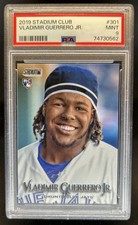 2019 Topps Stadium Club Vladimir Guerrero Jr. RC Rookie #301 Blue Jays PSA 9