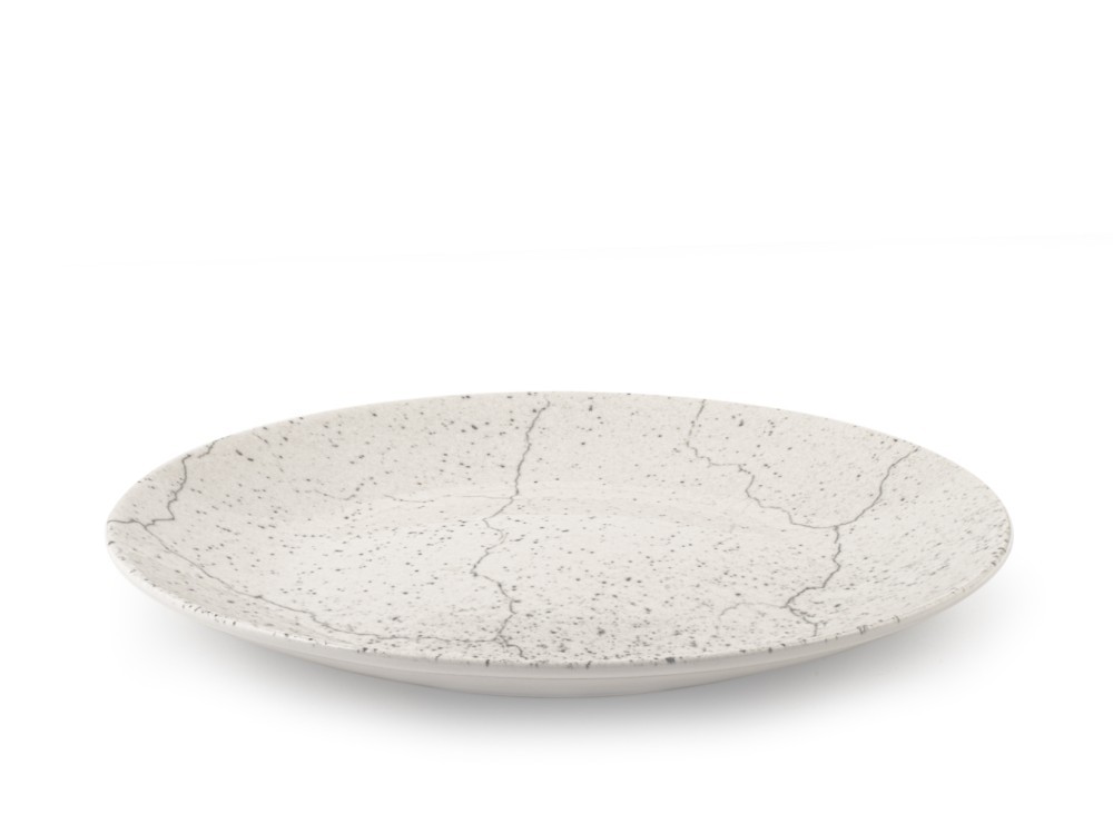 Round Porcelain Plate, Assorted Colors, H&H, Coupe, 30cm