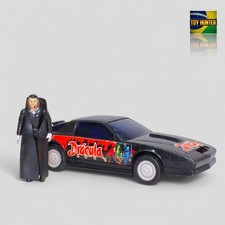 DRACULA GLASSLITE BRAZIL CAR + FIGURE SET VINTAGE 80s RARE BELA LUGOSI