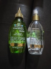 2 Pc Mix OGX Hair Oil Mist Rosemary Mint / Coconut Oil K73