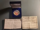 1999 American Eagle Silver Coin Colorized BU $1 Dollar Box & COA Uncirculated