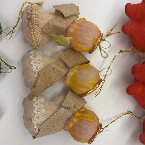 VTG Lot Ornaments Santa, Snowman Elf Angel Kitsch Japan Around 1950-1960? READ - Picture 11 of 14