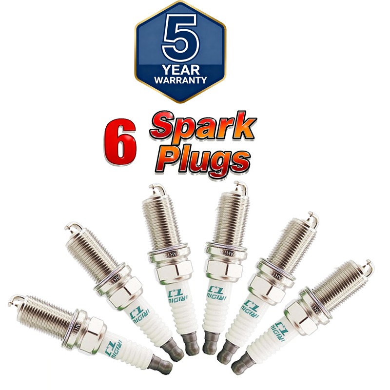 Set of 6 Iridium TT For Dodge Jeep Kia 4703 Spark Plugs Denso IKH16TT/4703