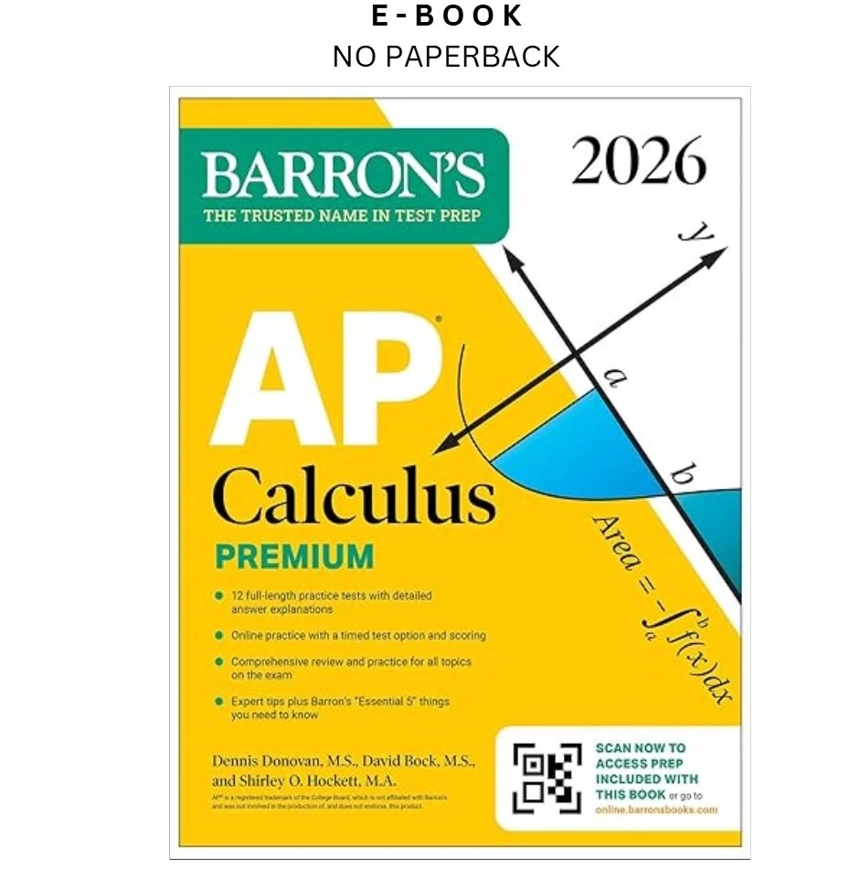 AP Calculus Premium, 2026 ebook | LD Global Digital Ebook Store Buy AP Calculus Premium, 2026 ebook, instant digital download PDF from LD Global