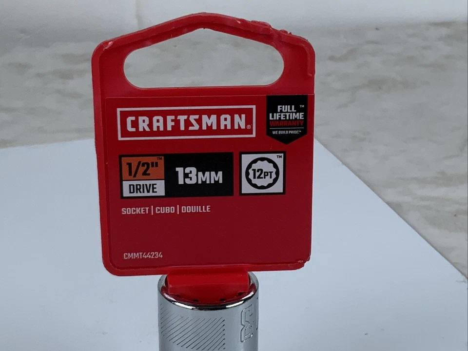 Craftsman CMMT 44234,  13mm  1/2 Drive 12pt Metric Socket, Taiwan - Image 2 of 4