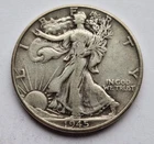 1945 Walking Liberty Silver Half Dollar