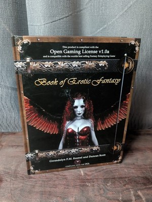 Book of Erotic Fantasy By Duncan Scott Gwendolyn F.M. Kestrel HC D20 OGL D&D RPG