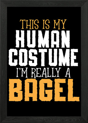Im Really A Bagel Gerahmtes Wandbild Poster Leinwanddruck Bild