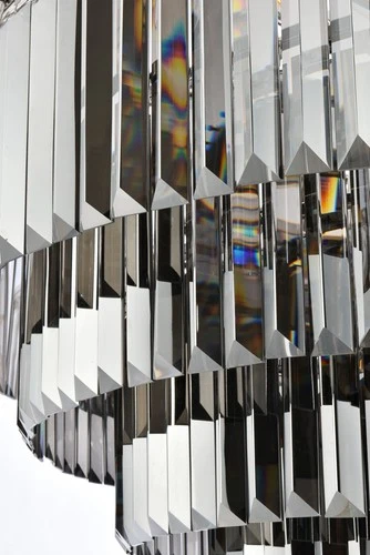 Elegant Lighting 1231D44-SS/RC Sydney 33 Light 44"W Crystal - Black - Picture 6 of 12