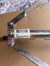 Gibraltar 5610 Medium Double Braced Straight Cymbal Stand Silver Used