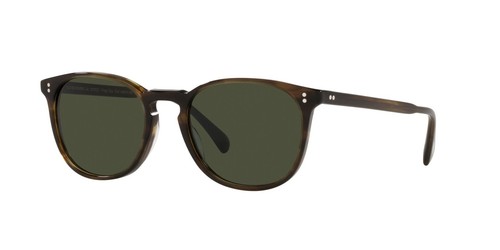 OLIVER PEOPLES | NEW | FINLEY LARGE | 5298SU 167752 | BARK | GREEN