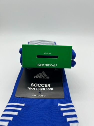 Adidas Team Speed Men's Soccer Socks Lot Of 2 Large NWT - Picture 6 of 7