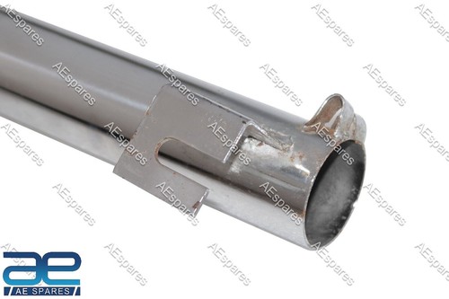 Exhaust Silencer Rocket Type Chrome For Royal Enfield Electra Bullet 350 @US - Picture 4 of 13