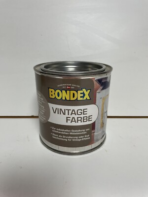 (15,73 /L) Bondex Vintage Farbe Farbton Silber Inhalt 0,375 l