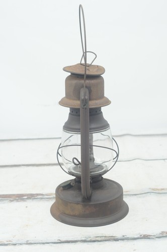 Antique Embury Embury D-Lite Tubular Kerosene Lantern Kerosene Lamp Glass Globe - Picture 7 of 12