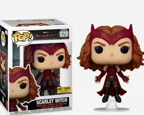 Pop Marvel Wanda Vision " Scarlet Witch" 828 Exclusive New