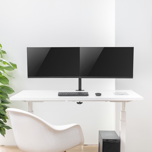Monitorhalterung Tischhalterung Monitor Ständer 2-Fach Höhenverstellbar 17-32" - Bild 9 von 9