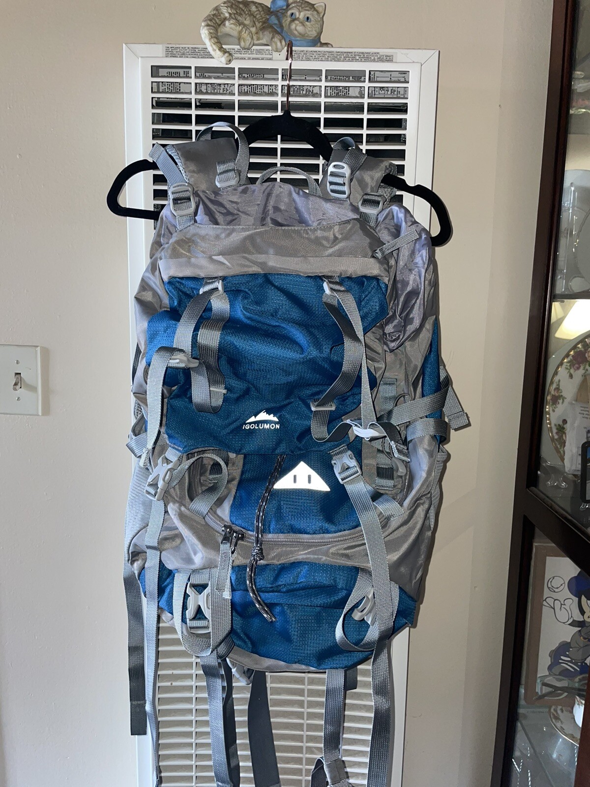 60L Hiking Backpack, Large Camping Backpack with Rain Cover Waterproof Travel...-image