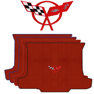 Lloyd Ultimat Deck Carpet Mat for 1999-2004 Chevrolet Corvette (#L439) Torch Red