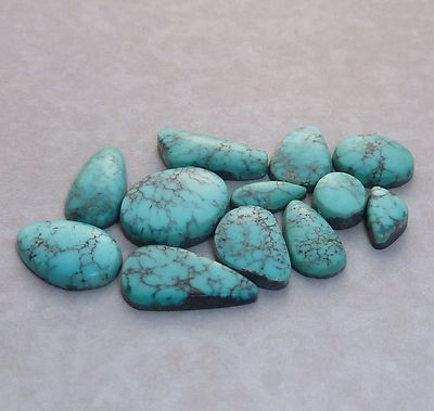 Natural Lone Mountain Spiderweb Turquoise Cabochons, 16 carats | eBay