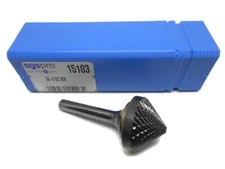 SGSPRO 15103 SK-9 Double Cut Cone Carbide Burr ATA