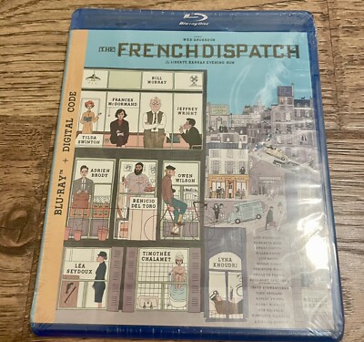 The French Dispatch (Blu-ray) West Anderson New Sealed