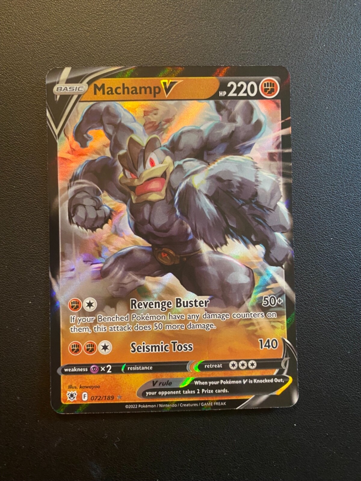 POKEMON TCG MACHAMP V ASTRAL RADIANCE ULTRA RARE 72/189!!