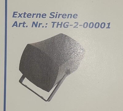 Thitronik THG-2-00001  Sirene für G.A.S.-Pro Alarmsystem Zusatzsirene NEU