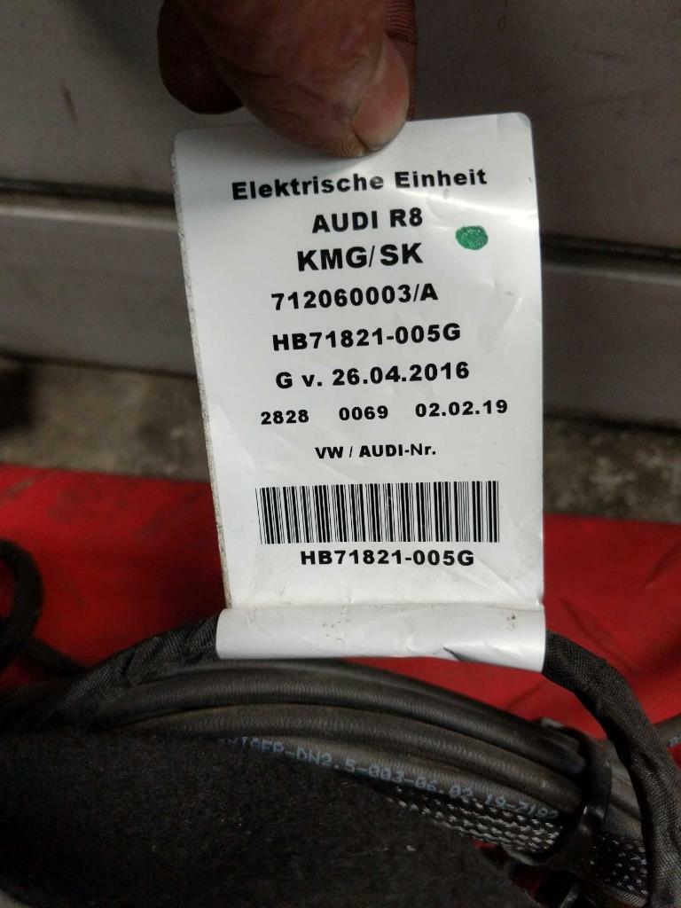 2020 Audi R8 Complete Convertible Soft Top & Hydraulic Actuator Black TESTED