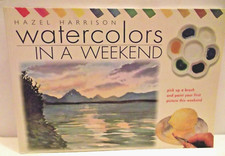 Watercolors in a Weekend Paperback Book Instructional Guide by Hazel Harrison