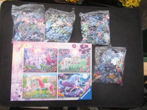 MAGICAL UNICORNS A BUMMPER PUZZLE PACK 4 X 100 PIECE JIGSAWS BY RAVENSBURGER - Picture 9 of 9