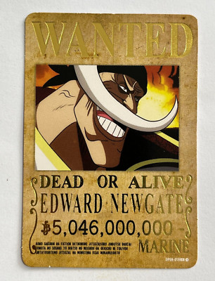 2024 ONE PIECE Card Game TCG #348 EDWARD NEWGATE WANTED Peru