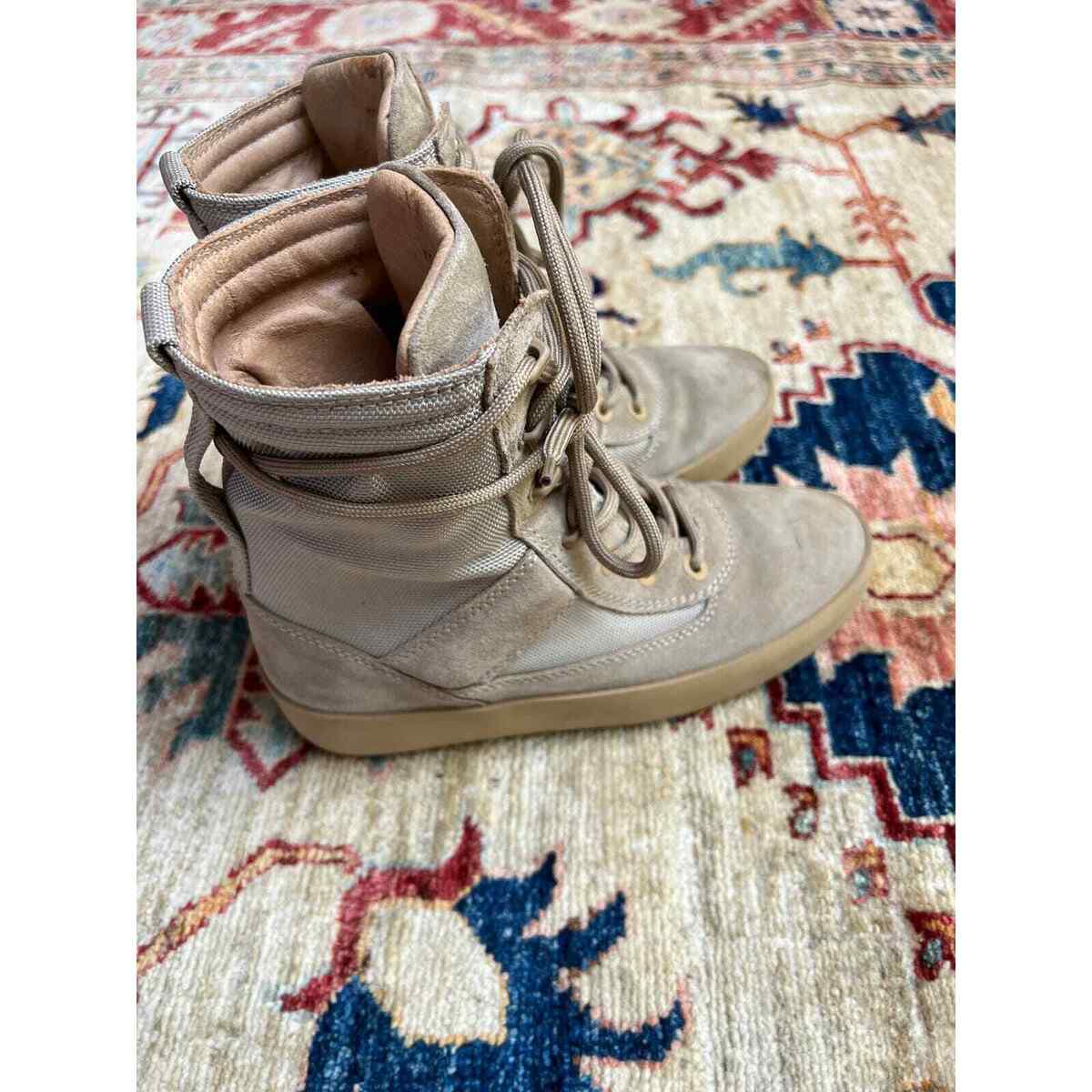 Yeezy Season 3 Womens Suede Military Boot Tan Sz 39/M7.5/W9 Yeezy Season 3 Womens Suede Military Boot Tan Sz 39/M7.5/W9