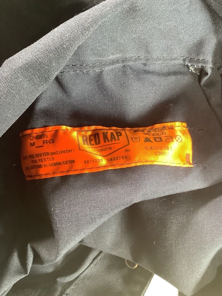 Mens Red Kap Work Jumpsuit Size M Medium EUC - Image 3 of 4