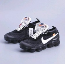 Hot Men  s Shoes Off-White x Nike Air VaporMax Black White AA3831-001
