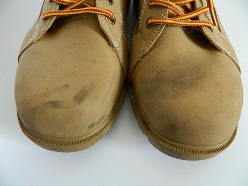 Mens Texas Steer Tan Work Boots with 