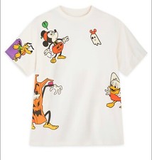 Disney Parks Halloween 2022 Mickey and Friends T-Shirt Youth M 7/8