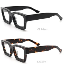 Reading Glasses Men Women Readers Thick Acetate Retro Square Glasses frames