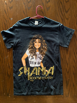 Shania Twain Shirt Adult Small Rock This Country Tour Concert Tee