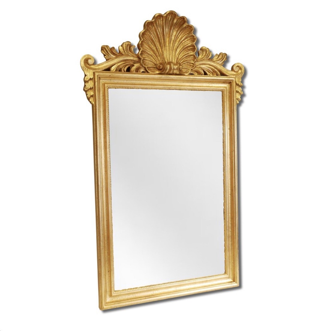 Ethan Allen Vintage Italian Hollywood Regency Giltwood Shell Motif