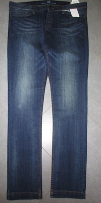s. Oliver Jeans Hose Modell Tube Shape Hipster Tube blau used wash Gr. 46 L 34