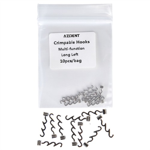 Dental Orthodontic Crimpable Hooks Stops/Long/Short/Sliding/Cross Tube 10 Types - Picture 52 of 67
