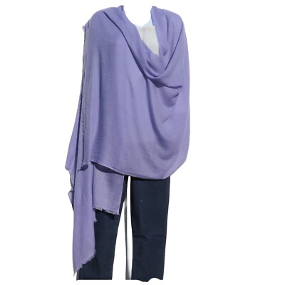 Cashmere | Himalayan Yarn| Shawl | Twill | 1 Ply | 4 Paddle| Handloomed | Lilac