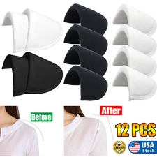 12x Self-adhesive Shoulder Pads Sponge Shoulder Pads Non-slip Foam Shoulder Pads