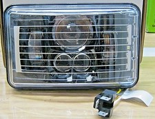 New Set Of 2 Jw Speaker Led Low Beam Headlights 4 X 6 Heated W Black Bezel