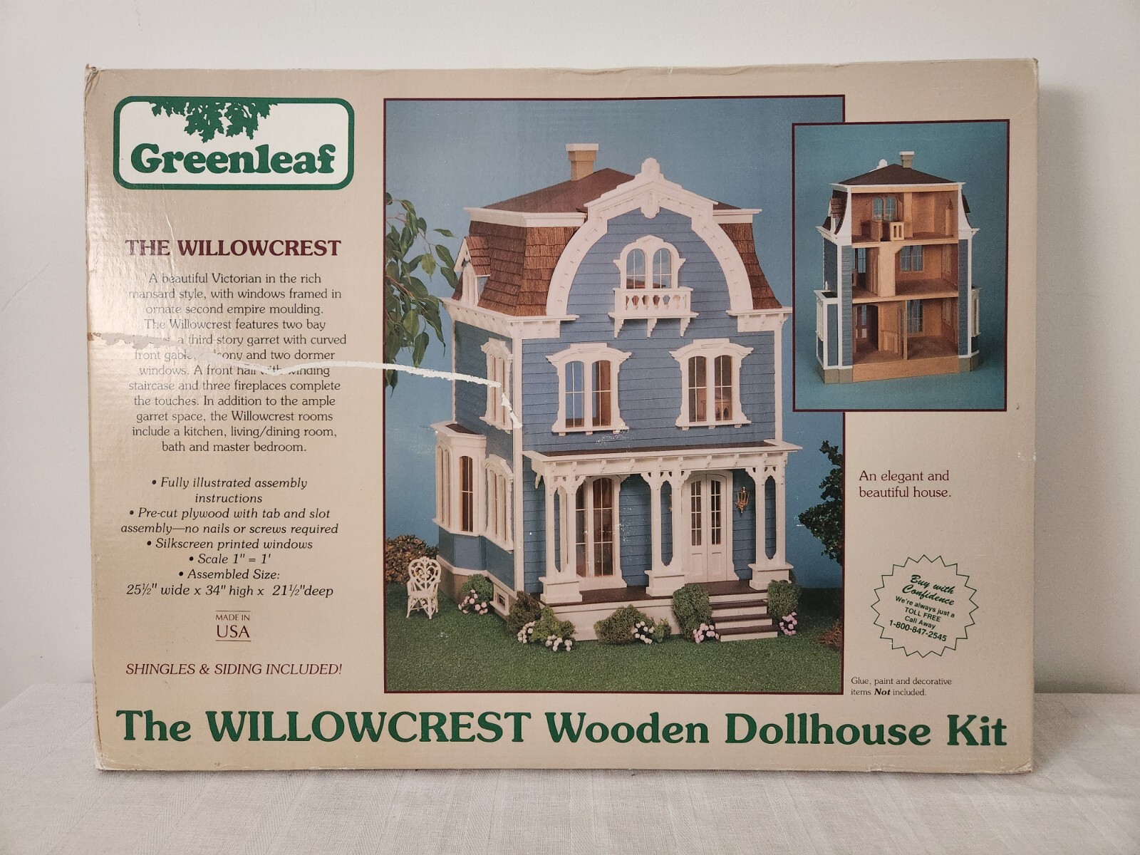 Willowcrest Dollhouse Kit by Greenleaf Dollhouses eBay