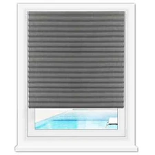 6 Pack Window Blackout Shades, Cordless Light Filtering Pleated Paper Shades,...