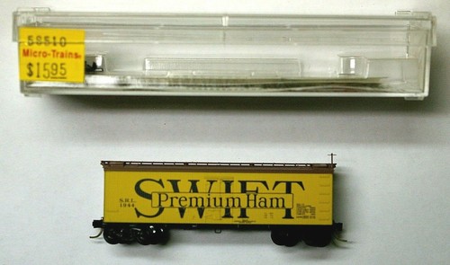 MTL Micro-Trains 58510 Swift "Premium Ham" SRL 1944 coche refrigerador madera | Zustand: New