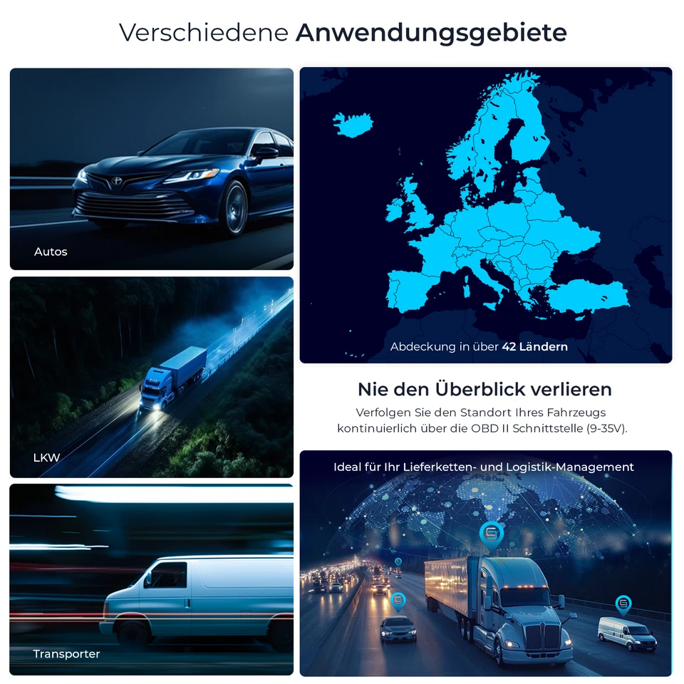 SALIND 08 4G OBD GPS Tracker Fahrzeuge und LKWs OBD2 Stecker Auto mit Ortung - Bild 3 von 4